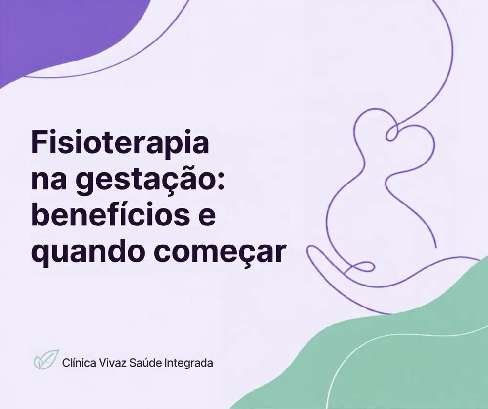 Capa do artigo: Fisioterapia na gestação: benefícios e quando começar