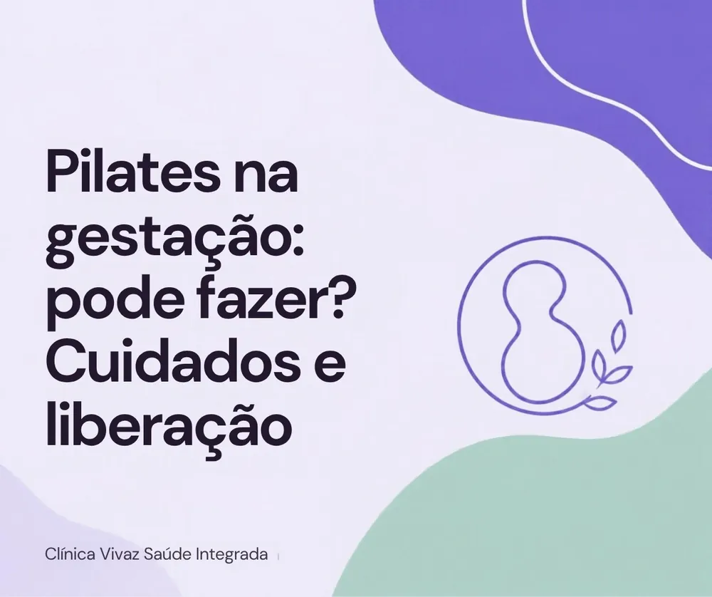 Capa do artigo: Pilates na gestação: pode fazer? Cuidados e liberação