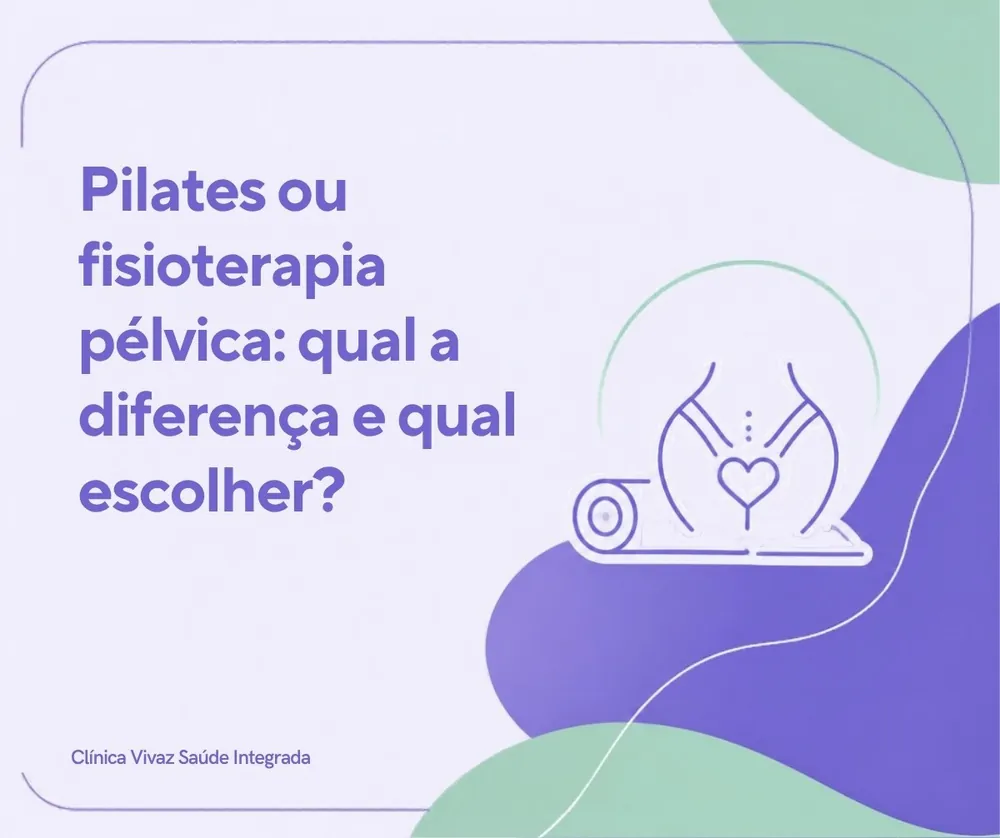 Capa do artigo: Pilates ou fisioterapia pélvica: qual a diferença e qual escolher?